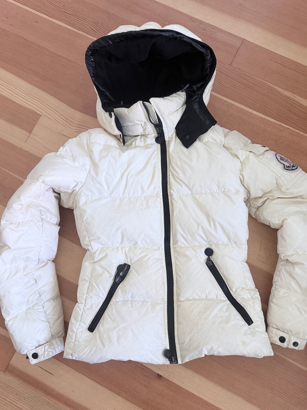 Moncler down puffer jacket  with removeable hood